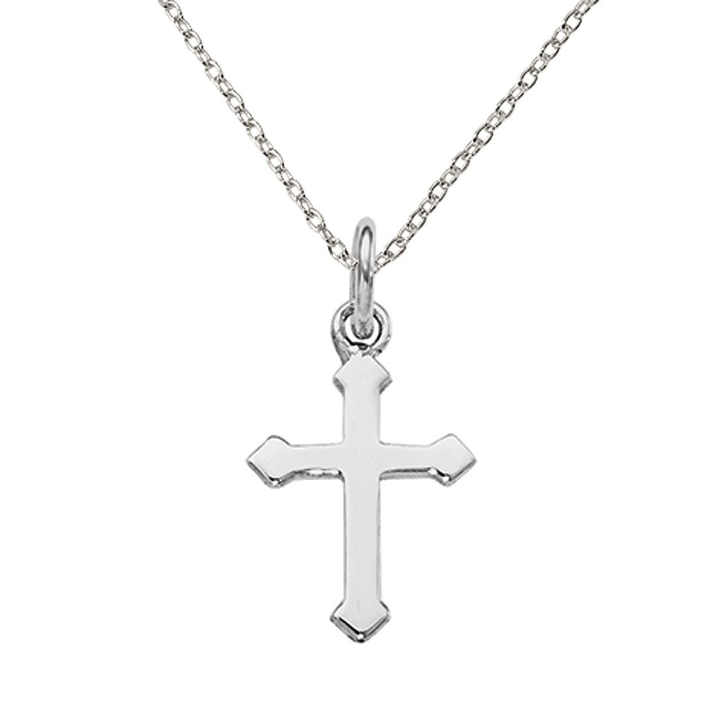 18-Inch Rhodium Plated Necklace with 6mm Amethyst Birthstone Beads and Sterling Silver Guardian Angel Charm. 18-Inch Rhodium Plated Necklace with 6mm Amethyst Birthstone Beads and Sterling Silver Guardian Angel Charm.